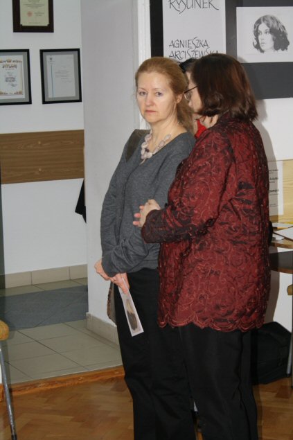 Pani Anna Bureś i Pani Teresa Matuszelańska, Zdjęcia: Anna Kuczałek
